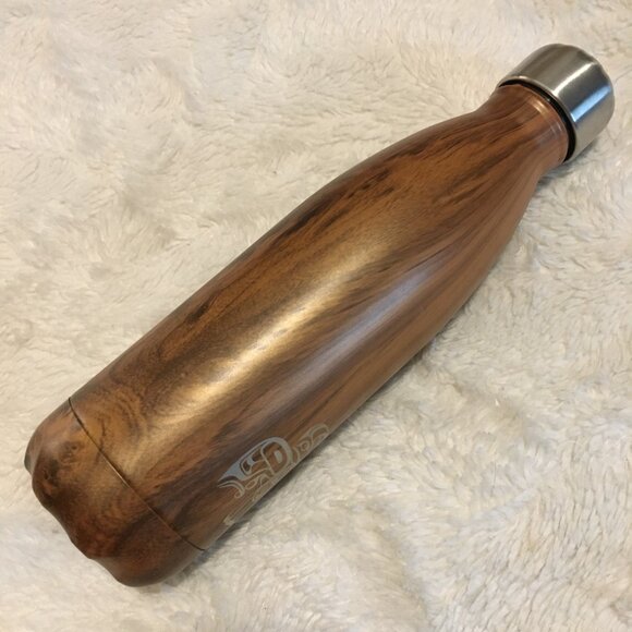 Wood Grain Haida Eagle Water Bottle - Picture 5 of 11